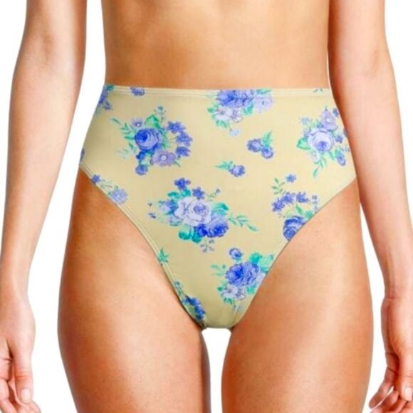 WeWoreWhat Floral Wide Strap Underwire Bikini Top & Bottom 2 Piece Set Medium - Picture 8 of 9